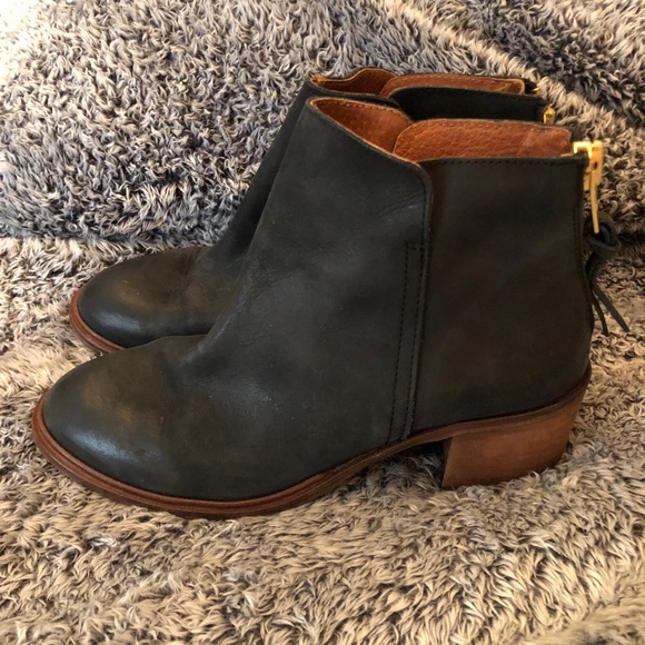 Office London leather bootie sz 38 - Picture 1 of 8